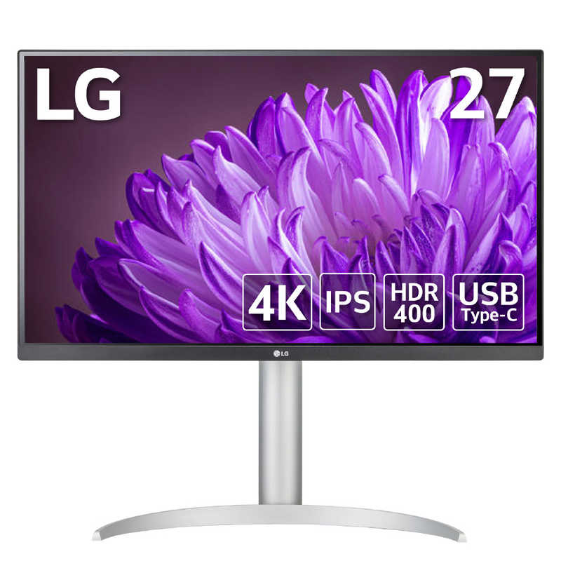 LG LG PCモニター [27型 /4K(3840×2160） /ワイド] 27BP85UN-W 27BP85UN-W