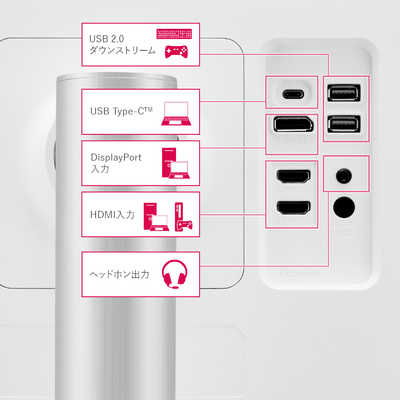 LG PCモニター [27型 /4K(3840×2160） /ワイド] 27BP85UN-W の通販 
