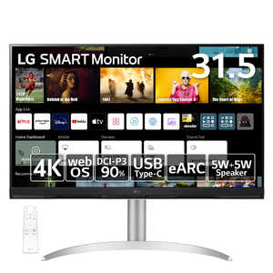 LG SMART Monitor 32SQ730S-W