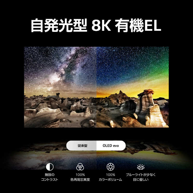 LG LG 有機ELテレビ 88V型 8K対応 BS・CS 4Kチューナー内蔵 YouTube対応 OLED88Z3PJA OLED88Z3PJA