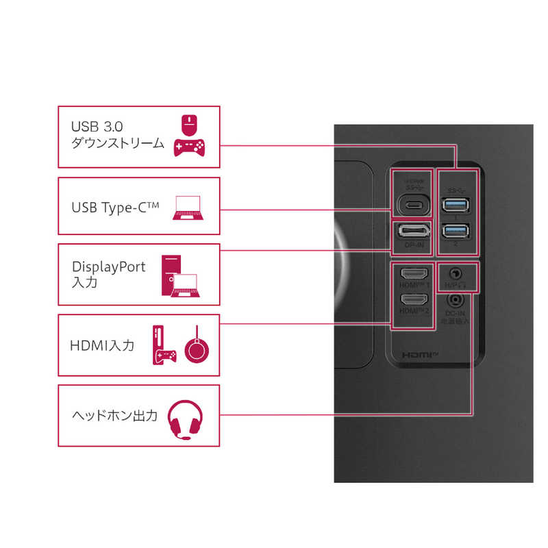 LG LG ワイドPCモニター ［27型 /WQHD(2560×1440) /ワイド］ ブラック 27QN850-B 27QN850-B