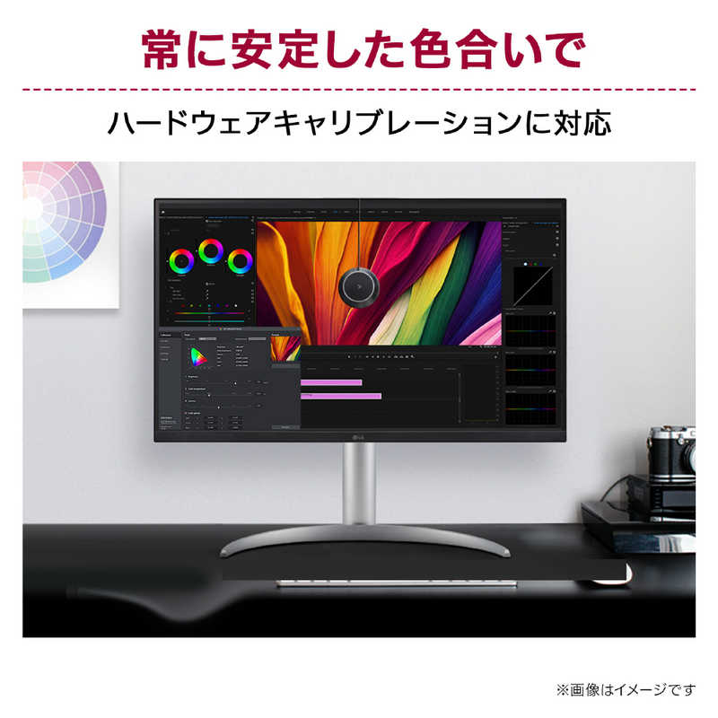 LG LG 27型/4K(3840×2160)/ワイド/IPS Black/USB-C接続 ［27型 /4K(3840×2160) /スクエア］ ブラック 27UQ850V-W 27UQ850V-W