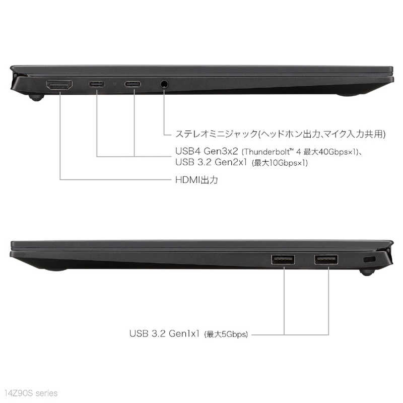 LG LG ノートパソコン gram ［14.0型 /Windows11 Pro /intel Core Ultra 5 /メモリ：16GB /SSD：512GB /2024年01月モデル］ 14Z90S-VP55J 14Z90S-VP55J