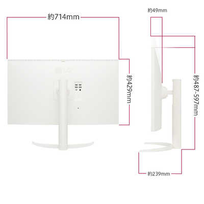 LG USB-C接続 PCモニター MyView Smart Monitor ［31.5型 /4K(3840