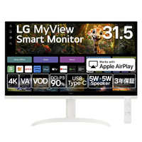 LG USB-C接続 PCモニター MyView Smart Monitor ［31.5型 /4K(3840