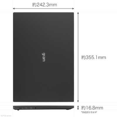 LG ノートパソコン gram [ 16型 / Win11 Home / Core Ultra 7 / メモリ
