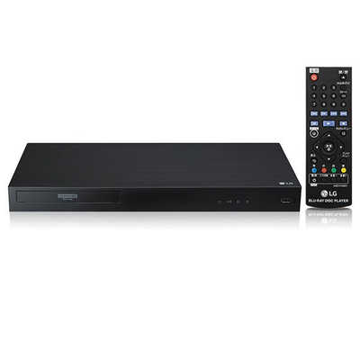 LG ブルーレイ & DVDプレーヤー ブラック 再生専用 ブラック UBK80S の 