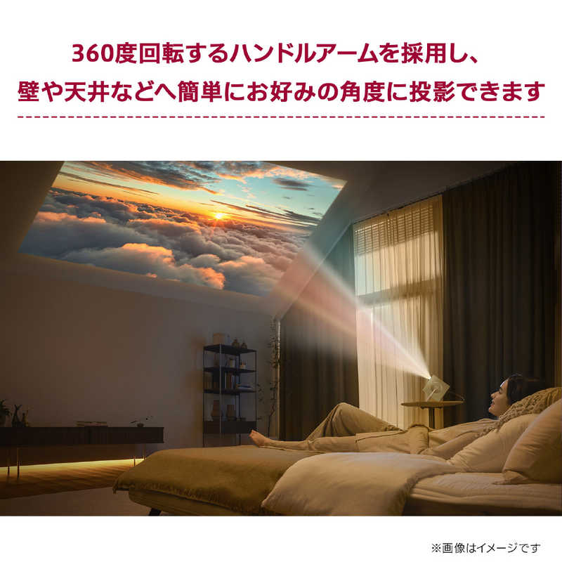 LG LG 4K対応ミニマルプロジェクター HU710PB HU710PB