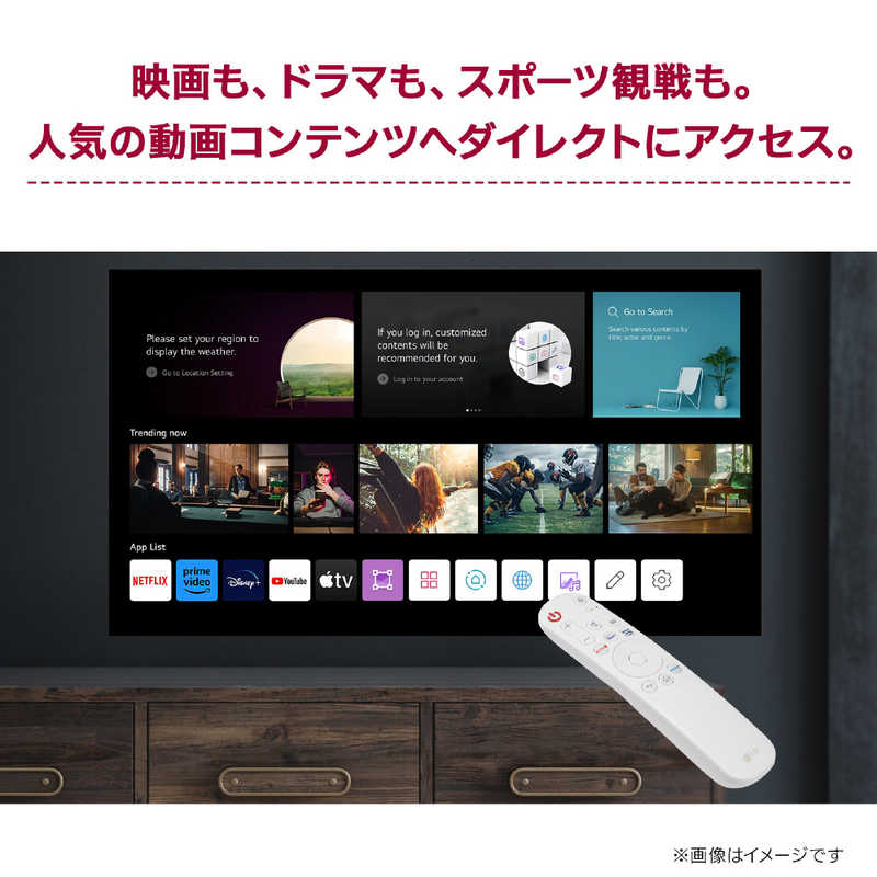 LG LG 4K対応ミニマルプロジェクター HU710PB HU710PB