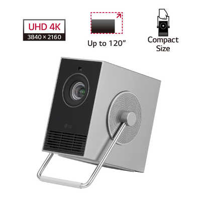 LG HU710PB 4K UHD プロジェクター本体 LG 4K対応ミニマルプロジェクター HU710PB の通販 - カテゴリ