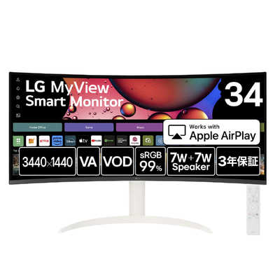 UltraWide™ 34 Inch QHD Curved Widescreen Monitor - 34WP65C-B