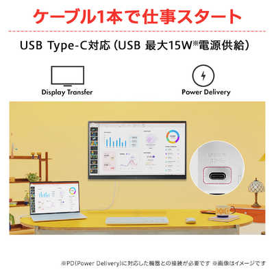 LG USB-C接続 PCモニター Monitor ［23.8型 /WQHD(2560×1440) /ワイド 