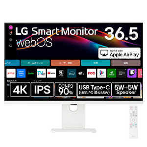 LG PCj^[ Smart Monitor m4K(3840×2160) / Ch / 60Hzn zCg 37U730SA-W