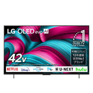 LG ͭELƥ [ 42V / 4Kб / 4K塼ʡ¢ / YouTube б ] OLED42C5PJA