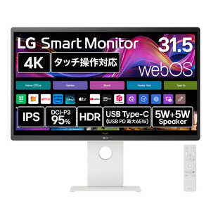 LG PC˥ Smart Monitor  31.5 / 4K(38402160) / 磻 / 60Hz  ۥ磻 32U880SA-W