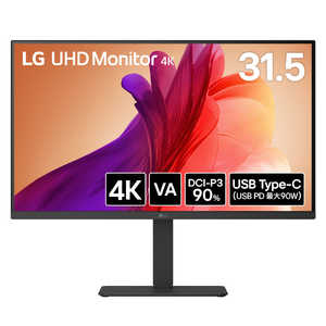 LG PC˥ UHD Monitor 4K 31.5 / 4K(38402160) / 磻ɡ ֥å 32U720A-B