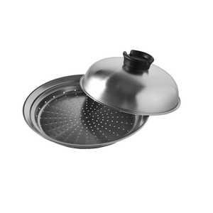 アーネスト のせるだけで簡単蒸し器 24?26cm A77393