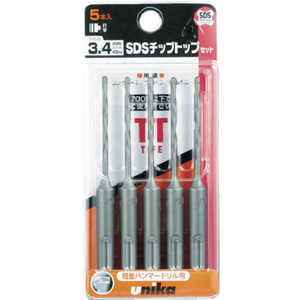 ユニカ チップトップドリルセット 3.5mm 3本セット DP3T35 ユニカ チップトップドリルセット 3.5mm 3本セット DP3T35