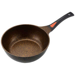 アイメディア IHゴールドマーブルフライパン 24cm深型 1008849 アイメディア IHゴールドマーブルフライパン 24cm深型 1008849