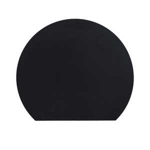 アイメディア 食洗機対応丸いまな板エラストマー 直径34cm ブラック 1010435