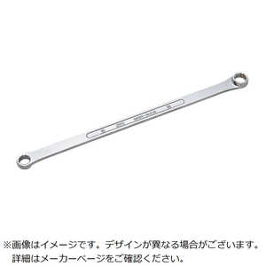 京都機械工具 KTC超ロングストレｰトめがねレンチ19×21mm  M16019X21