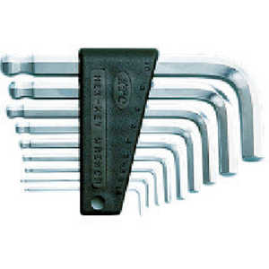 KTC ハイグレードボールポイントL型スタンダード六角棒レンチセット[9本組] HLD2009