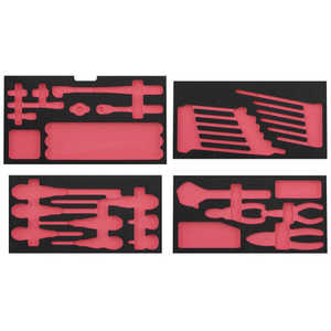 京都機械工具 nepros nepros 9.5sq.ツールセット［60点］用トレイセット(補給部品) NTX759CT2