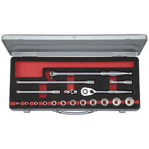 KTC KTC 9.5sq.ソケットセット(十二角)［18点］ TB318WA