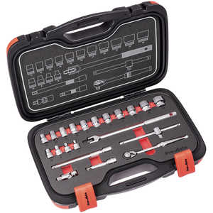 スエカゲツール ProAuto3/8DR.21PCソケットレンチセット PA3021 スエカゲツール ProAuto3/8DR.21PCソケットレンチセット PA3021