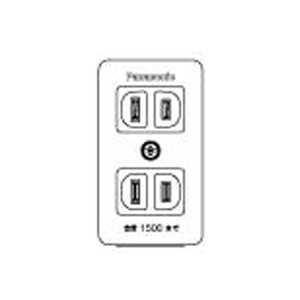 パナソニック Panasonic ベターテーブルタップ (3コ口) WH2163KB パナソニック Panasonic ベターテーブルタップ (3コ口) WH2163KB