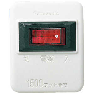 パナソニック Panasonic スイッチ付タップ WHS2001WP (ホワイト) パナソニック Panasonic スイッチ付タップ WHS2001WP (ホワイト)