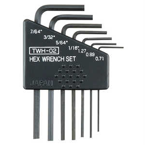 エンジニア 六角レンチセット(インチサイズ) TWH02 エンジニア 六角レンチセット(インチサイズ) TWH02