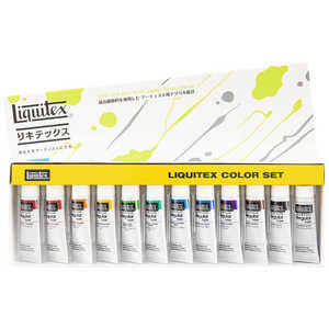 リキテックス レギュラー アクリル絵具 10mL 12色セット 伝統色 R1 16101712 リキテックス レギュラー アクリル絵具 10mL 12色セット 伝統色 R1 16101712
