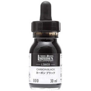 リキテックス リキッド アクリル絵具 30ml カーボン ブラック 000