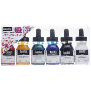 リキテックス リキッド アクリル絵具 6本セットA 15799002 リキテックス リキッド アクリル絵具 6本セットA 15799002
