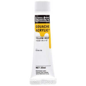 リキテックス アクリル絵具 ガッシュプラス 20mL 175 イエロー ディープ 15821175 リキテックス アクリル絵具 ガッシュプラス 20mL 175 イエロー ディープ 15821175
