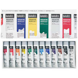 リキテックス アクリル絵具 ガッシュプラス 20mL12色セット 15821812 リキテックス アクリル絵具 ガッシュプラス 20mL12色セット 15821812
