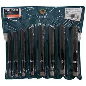 トラスコ中山 ポンチセット 8本組 TPO8S トラスコ中山 ポンチセット 8本組 TPO8S