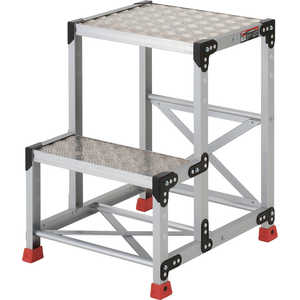 トラスコ中山 作業用踏台 アルミ製・縞板タイプ 天板寸法500X400XH700 TSFC-257 トラスコ中山 作業用踏台 アルミ製・縞板タイプ 天板寸法500X400XH700 TSFC-257