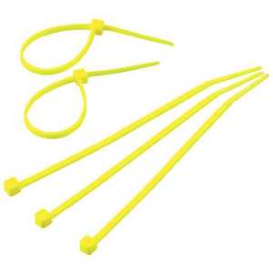 トラスコ中山 ケーブルタイ 幅7.6mmX長さ380mm最大結束φ108 黄 TRCVR380 (1袋100本)