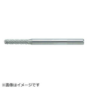 トラスコ中山 超硬バー 先丸円筒型 Φ2.5X刃長11X軸3 シングルカット TB2A024S トラスコ中山 超硬バー 先丸円筒型 Φ2.5X刃長11X軸3 シングルカット TB2A024S