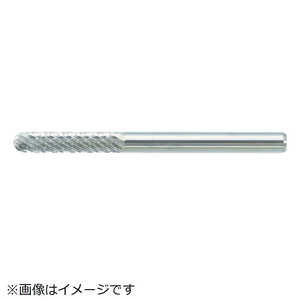 トラスコ中山 超硬バー 先丸円筒型 Φ3X刃長14X軸3 シングルカット TB2A030S トラスコ中山 超硬バー 先丸円筒型 Φ3X刃長14X軸3 シングルカット TB2A030S