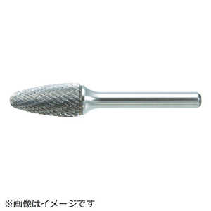 トラスコ中山 超硬バー 砲弾型 Φ12.7X刃長25X軸6 シングルカット TB3C127S トラスコ中山 超硬バー 砲弾型 Φ12.7X刃長25X軸6 シングルカット TB3C127S