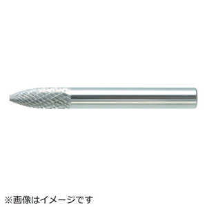 トラスコ中山 超硬バー トンガリ型 Φ6X刃長16X軸6 シングルカット TB4C060S トラスコ中山 超硬バー トンガリ型 Φ6X刃長16X軸6 シングルカット TB4C060S