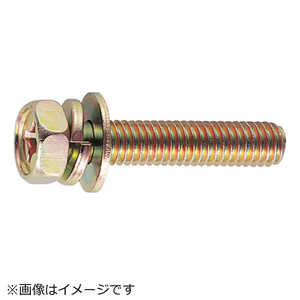 トラスコ中山 座金組込ネジ アブセットクロメートP-3サイズM5X25 65本入 B680525 トラスコ中山 座金組込ネジ アブセットクロメートP-3サイズM5X25 65本入 B680525