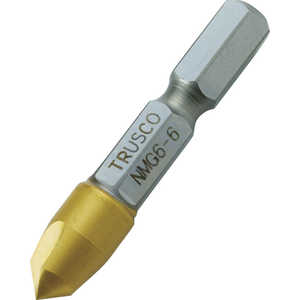 トラスコ中山 六角軸ナイスメンG 1枚刃 6mm チタンコーティング NMG66 トラスコ中山 六角軸ナイスメンG 1枚刃 6mm チタンコーティング NMG66