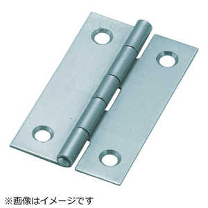 トラスコ中山 スチール製薄口普通蝶番 三価クロムメッキ仕上げ 全長38.0mm 55038UNCR (1袋10個) トラスコ中山 スチール製薄口普通蝶番 三価クロムメッキ仕上げ 全長38.0mm 55038UNCR (1袋10個)