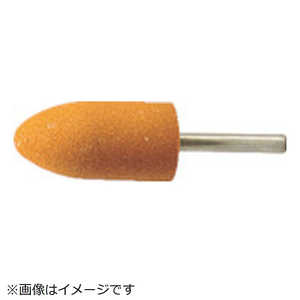 トラスコ中山 軸付砥石WA 砲弾型 φ19×幅38×軸6 #60 5本入 MO582P トラスコ中山 軸付砥石WA 砲弾型 φ19×幅38×軸6 #60 5本入 MO582P