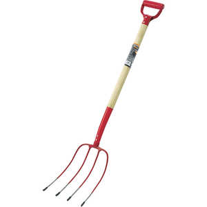 トラスコ中山 ホーク 木柄 4本爪 THM