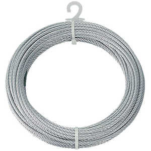 トラスコ中山 メッキ付ワイヤーロープ Φ4mmX20m CWM4S20 トラスコ中山 メッキ付ワイヤーロープ Φ4mmX20m CWM4S20